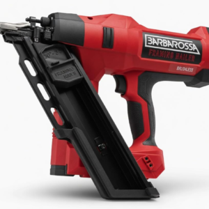 Barbarossa 18V Brushless 34 Degree Framing Nailer Kit - 2 x 5.0Ah Lithium-Ion Batteries & 240V Charger Included