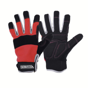 Barbarossa Reinforce Double-Stitched Work Gloves - Safety Utility Gloves Mechanics Gloves for Heavy Duty, Frictional Protection for Daily Work Operator, Flexible Yard Working Gloves Touch Screen