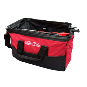 Barbarossa 16” Tool Bag Heavy Duty Nylon Tool Bag - Red (40cm x 25cm)