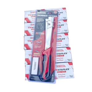 Barbarossa Heavy Duty Hammer Tacker with 50,000 8mm Staples