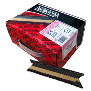 Barbarossa 1st Fix (51mm - 90mm) Bright Collated Framing Nails for Cordless nailers